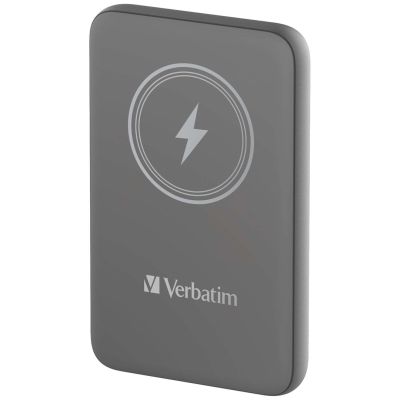 10. Verbatim Charge 'n' Go Lithium-Polymer-Akku (LiPo) 10000 mAh, kabellos aufladbar, Grau