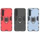 13. Ring Armor Hülle für Samsung Galaxy S23+ gepanzerte Hülle magnetischer Haltering schwarz