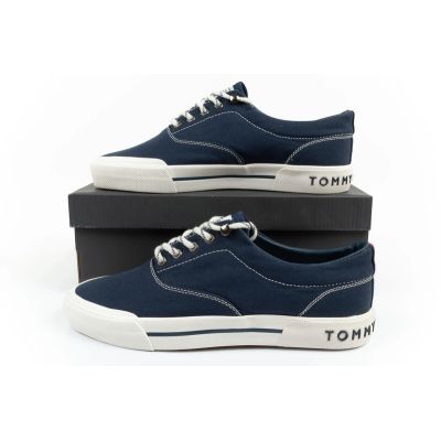 19. Tommy Hilfiger Herren Sportschuhe Sneakers modisch bequem Marineblau