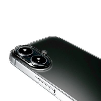 4. Puro 03 Nude Silikonhülle für iPhone 16 – transparent