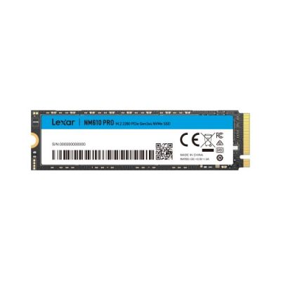 Lexar NM610 Pro NVMe SSD, PCIe 3.0 M.2 Typ 2280 – 500 GB