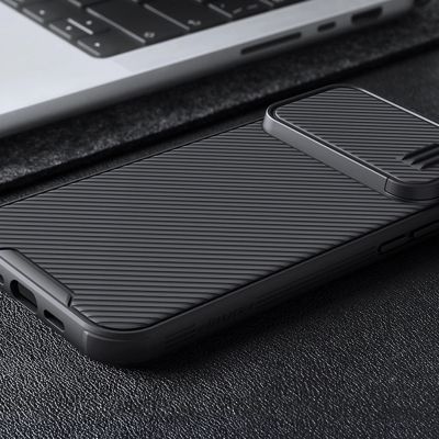 8. Nillkin CamShield S Hülle iPhone 14 Pro Max Gepanzerte Abdeckung Kameraschutz Grün