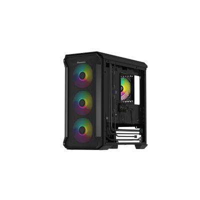 10. NATEC Genesis Irid 503 ARGB NPC-1559 Gehäuse (Micro-ATX, Mini-ITX; Schwarz)