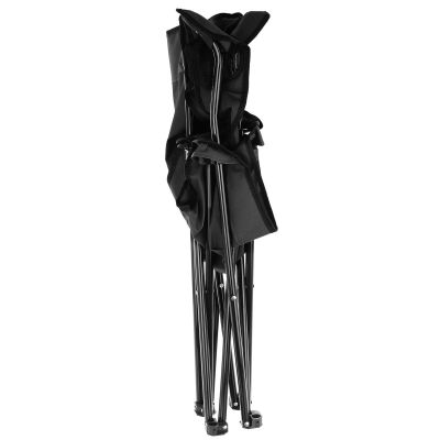 22. Klappbarer Campingstuhl 50 x 50 x 80 cm, schwarz