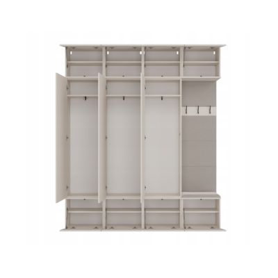 3. Kleiderschrank HAGA IV 3SZ1W Kaschmir