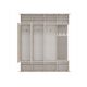 3. Kleiderschrank HAGA IV 3SZ1W Kaschmir