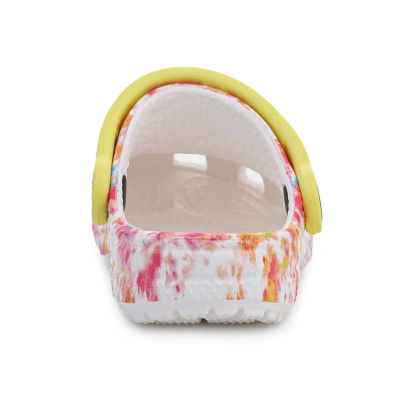 6. Crocs Classic Tie Dye Graphic Kids Clog T Flip-Flops 206994-83B