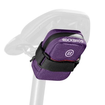 Rockbros F006 kleine Satteltasche, lila