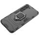 6. Ring Armor Hülle für Samsung Galaxy S23 gepanzerte Hülle magnetischer Haltering schwarz