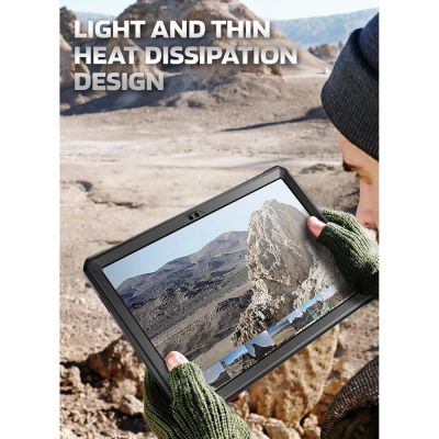 4. Supcase Unicorn Beetle Pro Hülle für Samsung Galaxy Tab A11+ - Schwarz