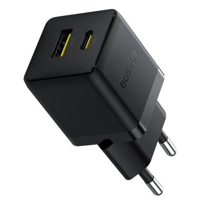 4. Baseus Palm 30W USB-C USB-A Wandladegerät - Schwarz