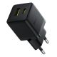 4. Baseus Palm 30W USB-C USB-A Wandladegerät - Schwarz