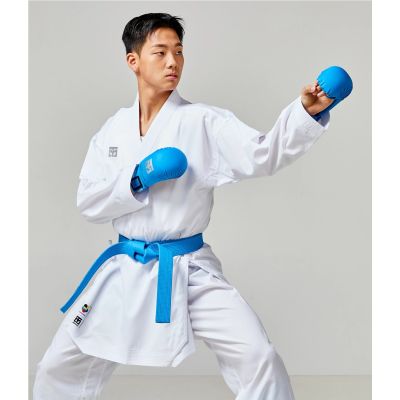 10. Karatehandschuhe - Fäustlinge 2 BLAU WKF | MOOTO