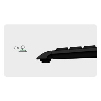 4. KeySonic KSK-3011ELC (DE) Tastatur Home USB QWERTZ Deutsch Schwarz