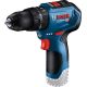 Bosch GSB 12V-30 Profi-Bohrschrauber, 1600 U/min, Zentralverriegelung, 820 g