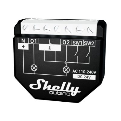 7. Shelly Qubino Wave 2PM Zweikanal-Z-Wave-Controller