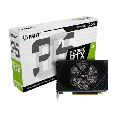10. Grafikkarte Palit RTX 3050 StormX 6 GB