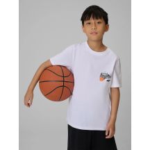 Jungen-T-Shirt im Regular Fit mit Print 4F 4FJRAW26TTSHM4343-10S