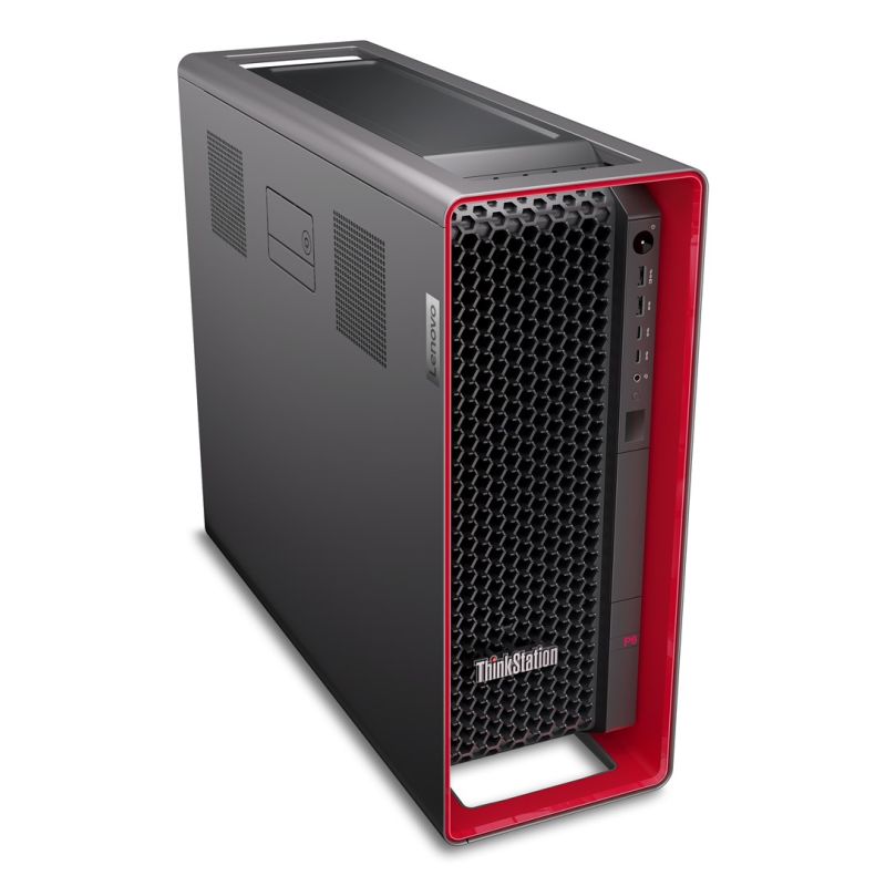 6. Lenovo ThinkStation Workstation mit AMD Ryzen Threadripper PRO 7945WX Prozessor, 64 GB DDR5 RDIMM Arbeitsspeicher, 1000 GB Festplatte und englischer Tastatur, ohne optisches Laufwerk