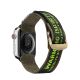 2. Dux Ducis Strap (Outdoor-Version) Apple Watch Ultra Strap, SE, 9, 8, 7, 6, 5, 4, 3, 2, 1 (49, 45, 44, 42 mm) Nylonband-Armband Schwarz/Grün