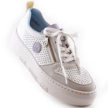 Bequeme Rieker W RKR589 weiße Schuhe