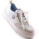 Bequeme Rieker W RKR589 weiße Schuhe