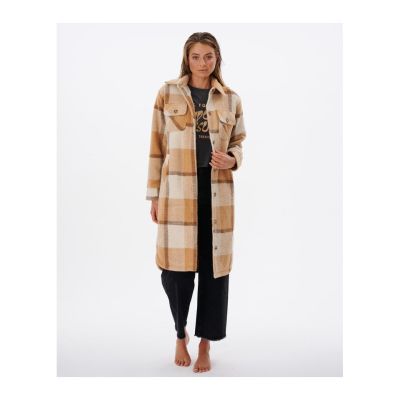 3. RIP CURL Breeze Check Jacket camel