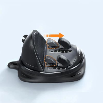 12. Joyroom JR-ZS354 Telefonhalter mit Saugnapf für Auto, Büro, Zuhause – Schwarz