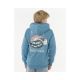 4. RIP CURL HAZE & TUBE LINED Z/T HOOD-BOY Sweatshirt, blau