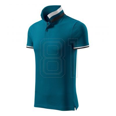 Malfini Collar Up Poloshirt M MLI-25693 petrolblau