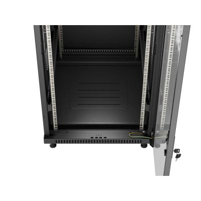 25. LANBERG Standrack-Schrank 19" 18U 600x800 Schwarz