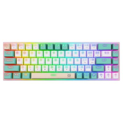 Defender VEXX GK-084 Kabelgebundene mechanische Gaming-Tastatur mit Hintergrundbeleuchtung, Outemu Rot