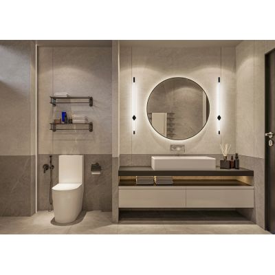 8. Activejet AJE-LUNGO Schwarze LED-Wandleuchte