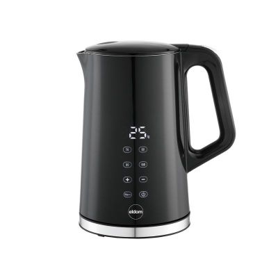 10. ELDOM Akku-Wasserkocher mit Temperaturregelung C540 Jetty 1,7 l 2200 W Schwarz