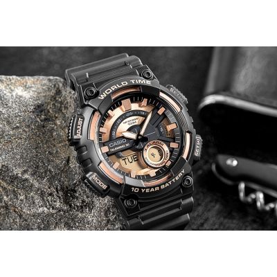 5. CASIO Gerton AEQ-110W-1A3VDF Herrenuhr + Box