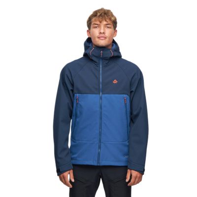 Winddichte Softshell-Regenjacke für Herren Alpinus Pelat Blau - MK18852