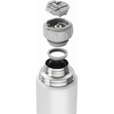 3. ZWILLING Thermo 1 Liter weiße Thermoskanne mit Becher