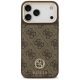 3. Guess 4G Strass Logo MagSafe Case für iPhone 17 Pro Max - Braun