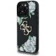2. Guess Grained Roses Big 4G Logo iPhone 16 Pro Hülle - Schwarz