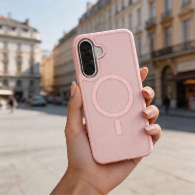 4. Tech-Protect Magmat MagSafe Hülle für Samsung Galaxy A36 / A56 / A37 5G – Mattrosa