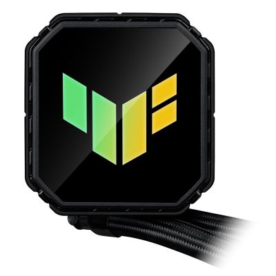 7. ASUS TUF GAMING LC III 360 ARGB All-in-One-Flüssigkeitskühler für Prozessoren, 12 cm, Schwarz
