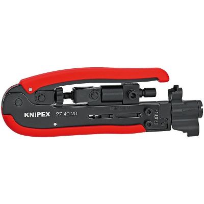 2. Knipex-Zange für Kabel und Stecker F, BNC, RCA