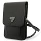 Guess Handtasche GUWBSATMBK schwarz / schwarzes Saffiano-Dreieck