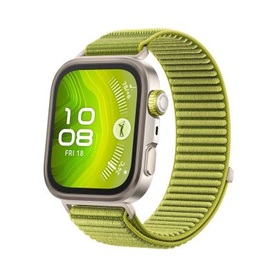 7. Huawei Watch FIT4 Pro Smartwatch, 3D-gewebtes Žalias-Armband, Titangehäuse, Seiya-B29