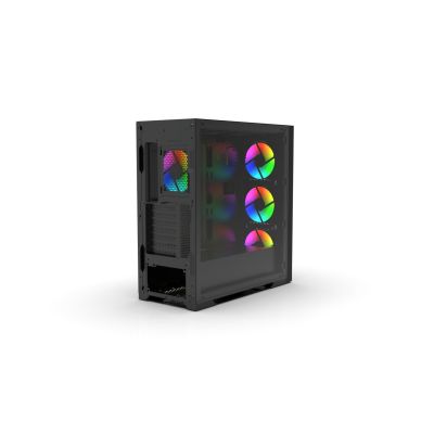 5. Inca EMG-17XB Midi Tower Computer-Sicherheits- und Halterungsset Schwarz