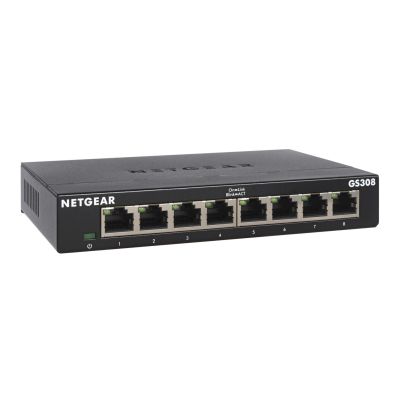 3. Netgear GS308-300PES 8p Unmanaged Gigabit Switch