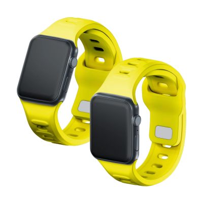 5. 3mk Silikon- Watch für Apple Watch 38/40/41 mm – Gelb