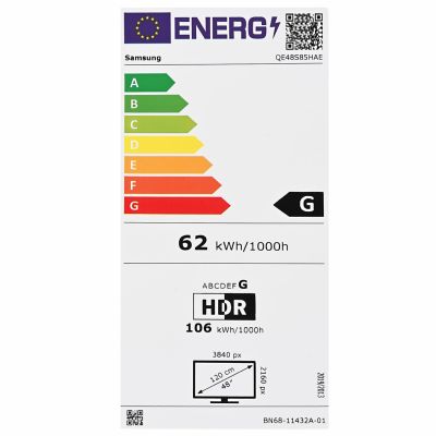 12. Samsung QE48S85H OLED-Fernseher 48 Zoll 4K Ultra HD 100 Hz Tizen Dolby Atmos Schwarz
