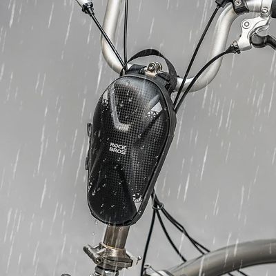 15. Rockbros Tasche 3011006301 für den Lenker eines Fahrrads oder Rollers 1,3 l – Schwarz
