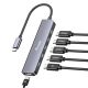 3. USB Equip 133499 6-in-1-Adapter USB 3.2 Gen 2 (3.1 Gen 2) Typ-C Grau